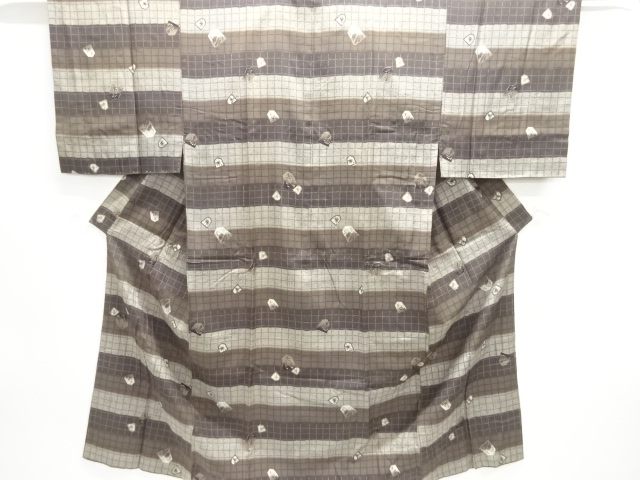 JAPANESE KIMONO / ANTIQUE MENS JUBAN / SHOGI PIECES